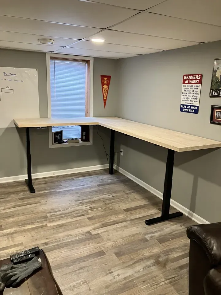 flipped desk